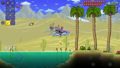 Captura de ecrã de Terraria em destaque na bancada
